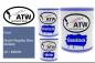 Preview: Ford, Bright Regatta Blue Metallic, ZK / M6683: 1L Lackdose + 1L Klarlack + 500ml Härter - Set, von ATW Autoteile West.